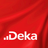 zur Vergrößerungsansicht des Bildes: Ein Bild des Logos der Deka Gruppe, weißer Schriftzug vor rotem Hintergrund.