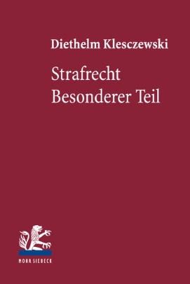 Das Cover zum Lehrbuch zum Strafrecht - Besonderer Teil