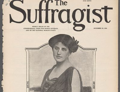 National Woman's Party (Publisher): Suffragist Vol. 4, November 25, 1916. Cover: The New York Public Library.