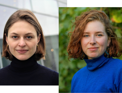 Die Organisatorinnen Johanna Mittrop (li), wissenschaftliche Mitarbeiterin, und Paula Roschig. Assossorin und studentische Mitarbeiterin vom Lehrstuhl für Öffentliches Recht und das Recht der Politik. Fotos:Elisabeth Beyer (Mittrop), René Plaul (Roschig). 
