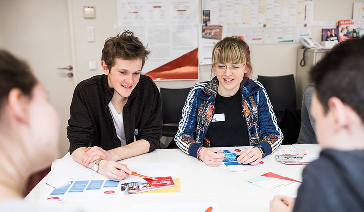 Studierende bei einem Workshop, Foto: Christian Hüller