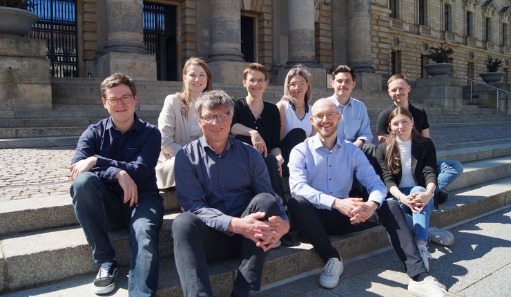 Team der Professur (2023), Foto: Lehrstuhl Klesczewski