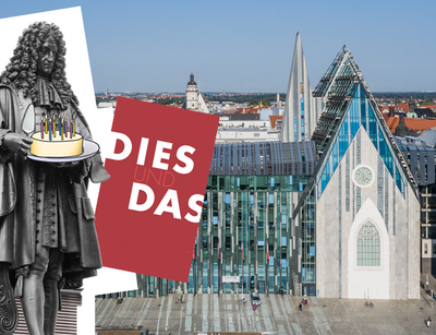 Die Universität Leipzig feiert am 2. Dezember Geburtstag, Grafik: Universität Leipzig