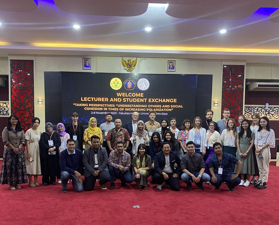 enlarge the image: Participants of the exchange project 2023. Photo: University Brawijaya.