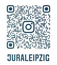 QR-Code der zum Instagramkanal der Juristenfakultät Leipzig führt