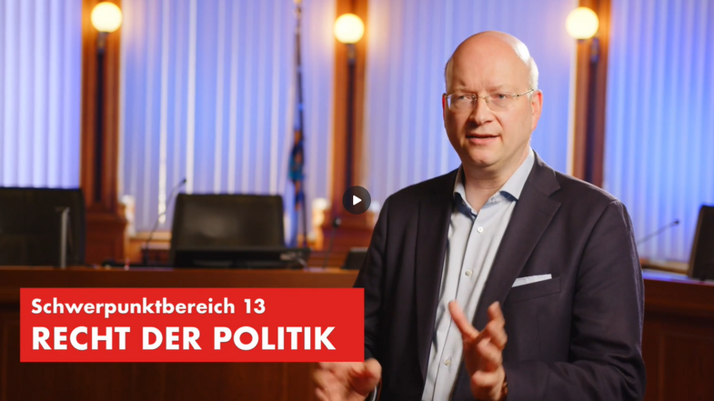Neuer Schwerpunktbereich: Recht der Politik