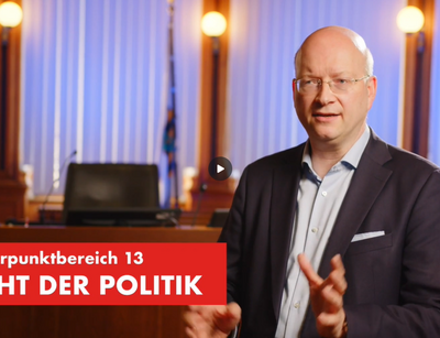 Neuer Schwerpunktbereich: Recht der Politik