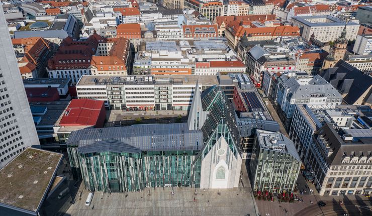 Foto: Campus Universität Leipzig Luftaufnahme