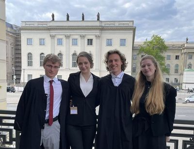 Unser Team (v.l.n.r.): Luca Steinhausen, Yasmin Schnack, Valentin Daube, Julia Jeschke