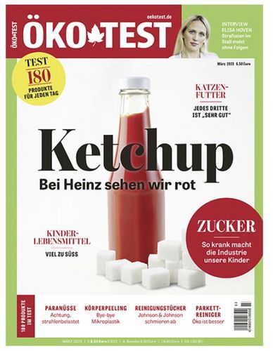 Titelseite Magazin Ökotest, Interview mit Elisa Hoven