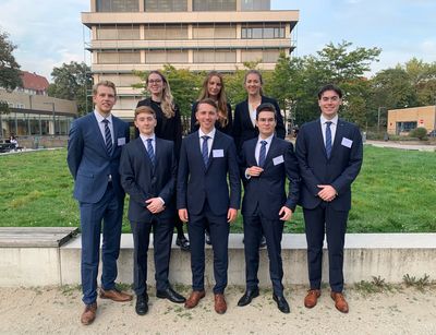 Foto zeigt das Team des Soldan Moot Court 