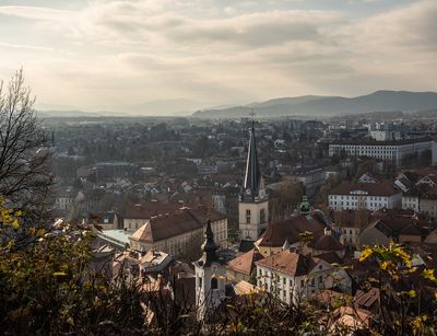 Das Panorama der slowenischen Hauptstadt 