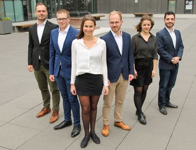 Das Bild zeigt das Leipziger Team des Jessup Moot Courts, Foto: Alexander Schwarz