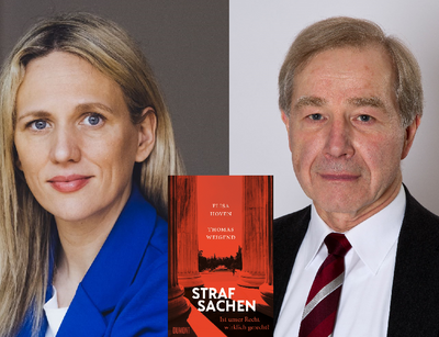 Das Bild zeigt das Autorenteam des Buches "Strafsachen" Elisa Hoven und Thomas Weigand.